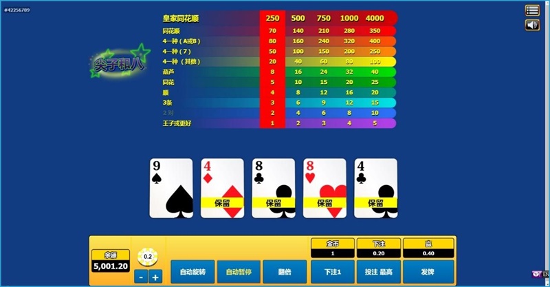 iBET游戏玩法介绍 – 电子视讯扑克-基本规则