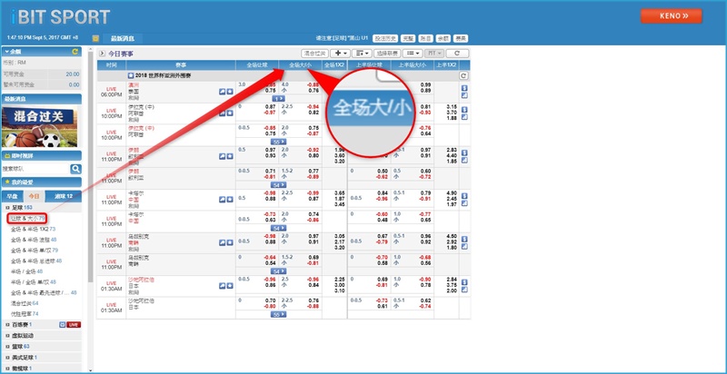 iBET游戏玩法介绍 - 体育大小玩法