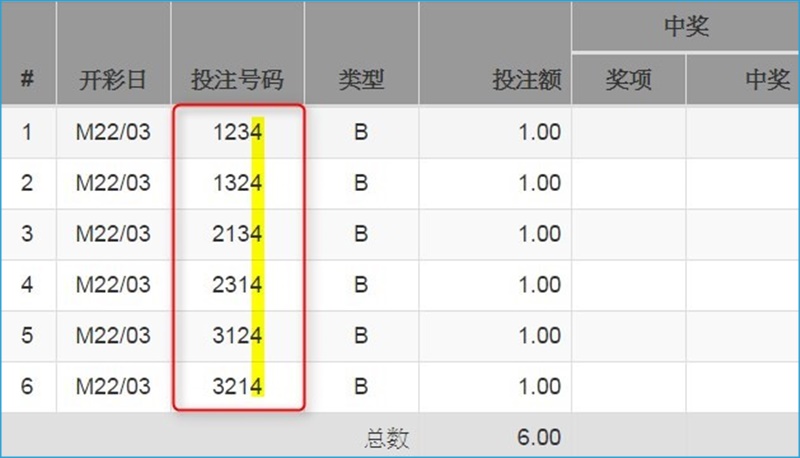 iBET游戏玩法介绍 - 4D彩票打头3-排列组合