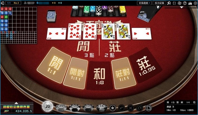 iBET游戏玩法介绍 - 百家乐点数计算