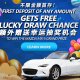 不限金额首存！额外赠送幸运抽奖机会，赢取Mazda MX-5！