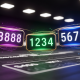 Dynamic digital representation of 4D lottery numbers for Magnum, Damacai, and ToTo, highlighting the excitement of winning on a premium online casino platform.