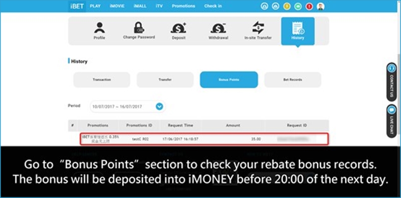 Getting iBET Online Casino 0.35% Sports Rebate Tutorial