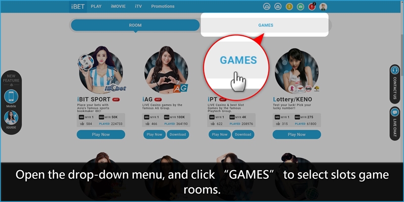 Guide you Getting iBET Online Casino Slots 1% Rebate