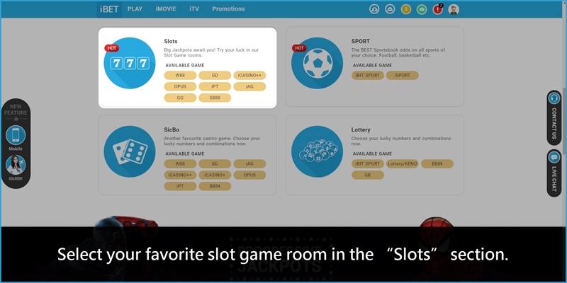 Guide you Getting iBET Online Casino Slots 1% Rebate