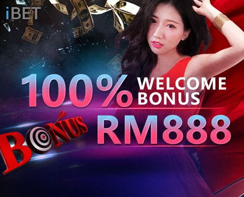 iBET 100% WELCOME BONUS UP TO RM888
