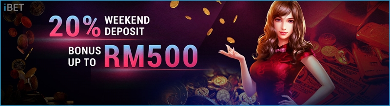 iBET Guides How To Get 20% Weekend Deposit Bonus