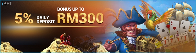 iBET Guides You How To Getting 5% Daily Deposit Bonus