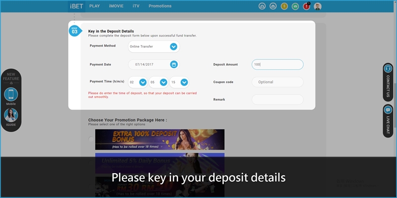 iBET Guides You How To Getting 5% Daily Deposit Bonus