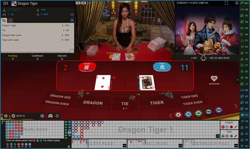 Dragon Tiger Live Gambling Rules