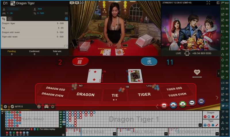 Online Gambling Dragon Tiger Odds