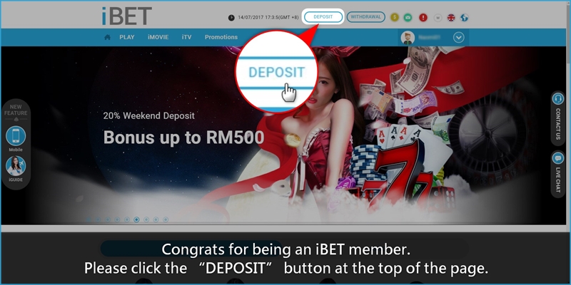 iBET Online Casino Guides You To Get 100% Welcome Bonus