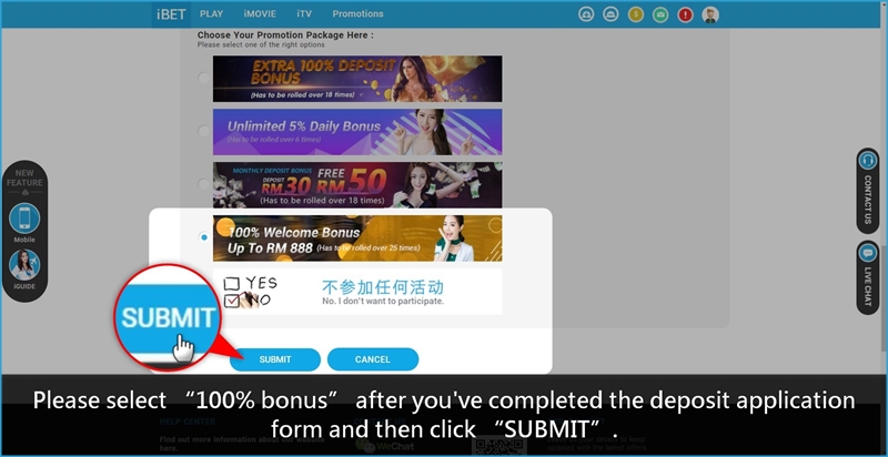 iBET Online Casino Guides You To Get 100% Welcome Bonus