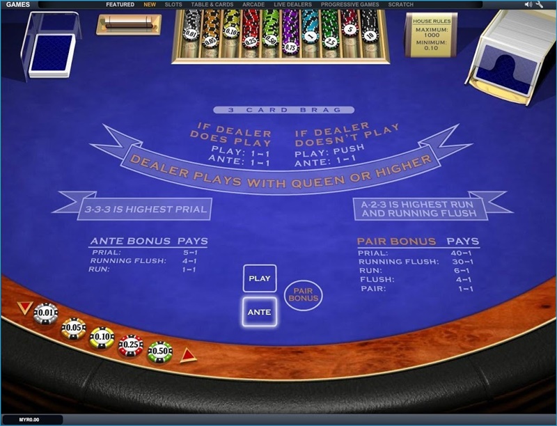 iBET Online Casino PT Games Intro CARD BRAG