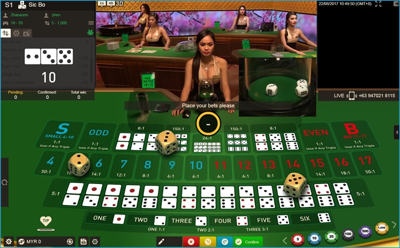 iBET Online Casino Live Game - Sic Bo Introduction