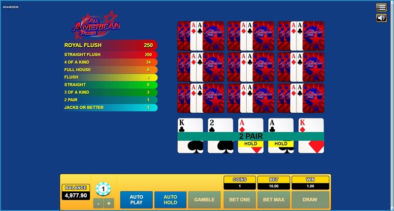 iBET Online Casino Slot Game Introduction-Video Poker