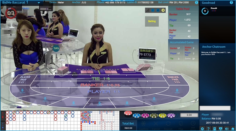 iBET Online Casino – GD Live Casino Game Room Intro