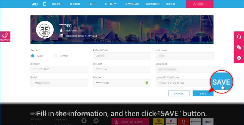 How to Create Your Profile in Betting Online Casino 4