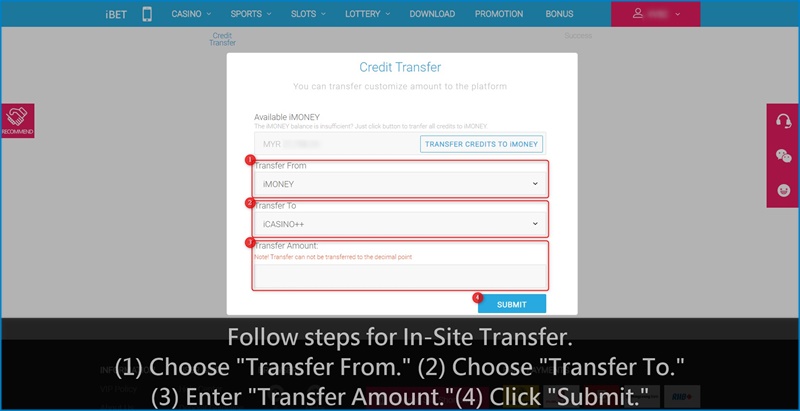 How to Do Live Betting Casino Platform’s In-Site Transfer 3