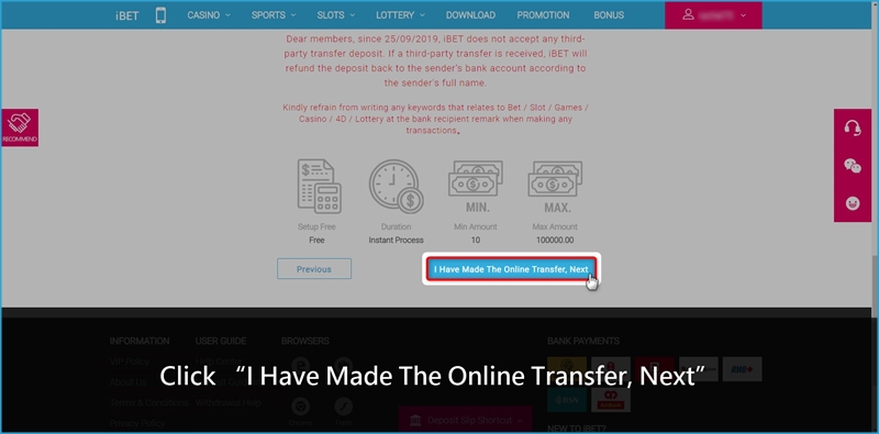 How to Make Bank Deposit to Play Casino Games-9Made