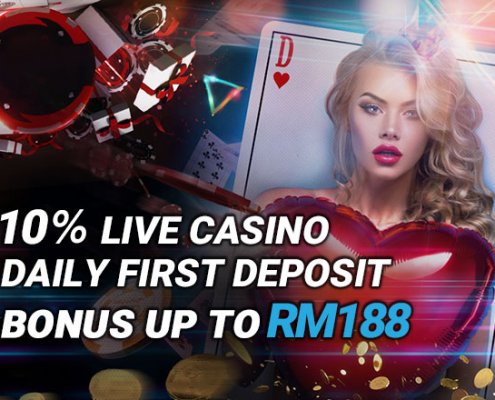 iBET Online Casino 10% Live Casino Daily Deposit Bonus