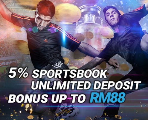 iBET Online Casino 5% UNLIMITED Sportsbook Deposit Bonus
