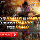 iBET Promotion - 4D Weekly Deposit Bonus RM100 Free RM10