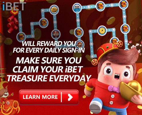 iBET Promotion - Reward you for every Daily Sign-In