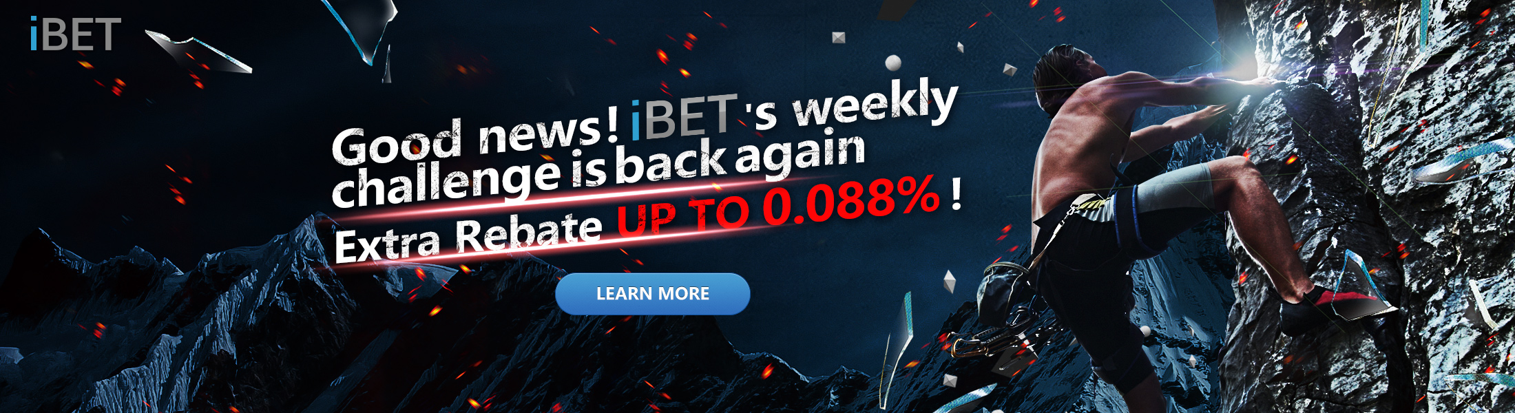 iBET Weekly Challenge – Earn extra rebate bonus!