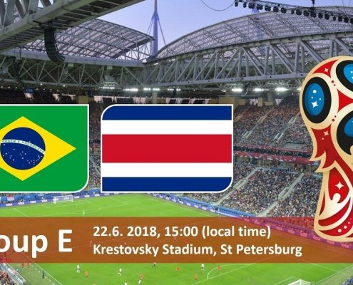 2018 World Cup Second Group E Match Brazil - Costa Rica Prediction