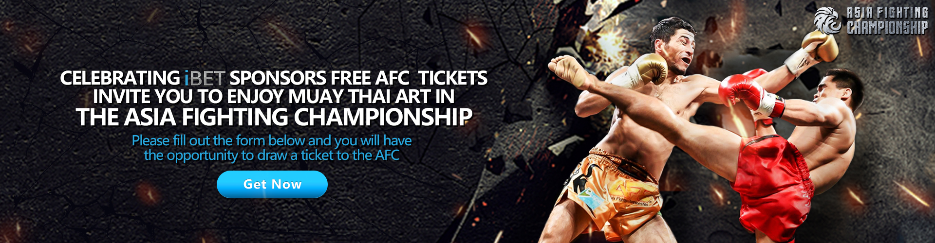 Get Free Asia Fighting Championship Ticket From i8 (iBET)