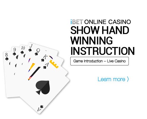 iBET-Online-Casino-Winning-Instructions-for-Show-Hand