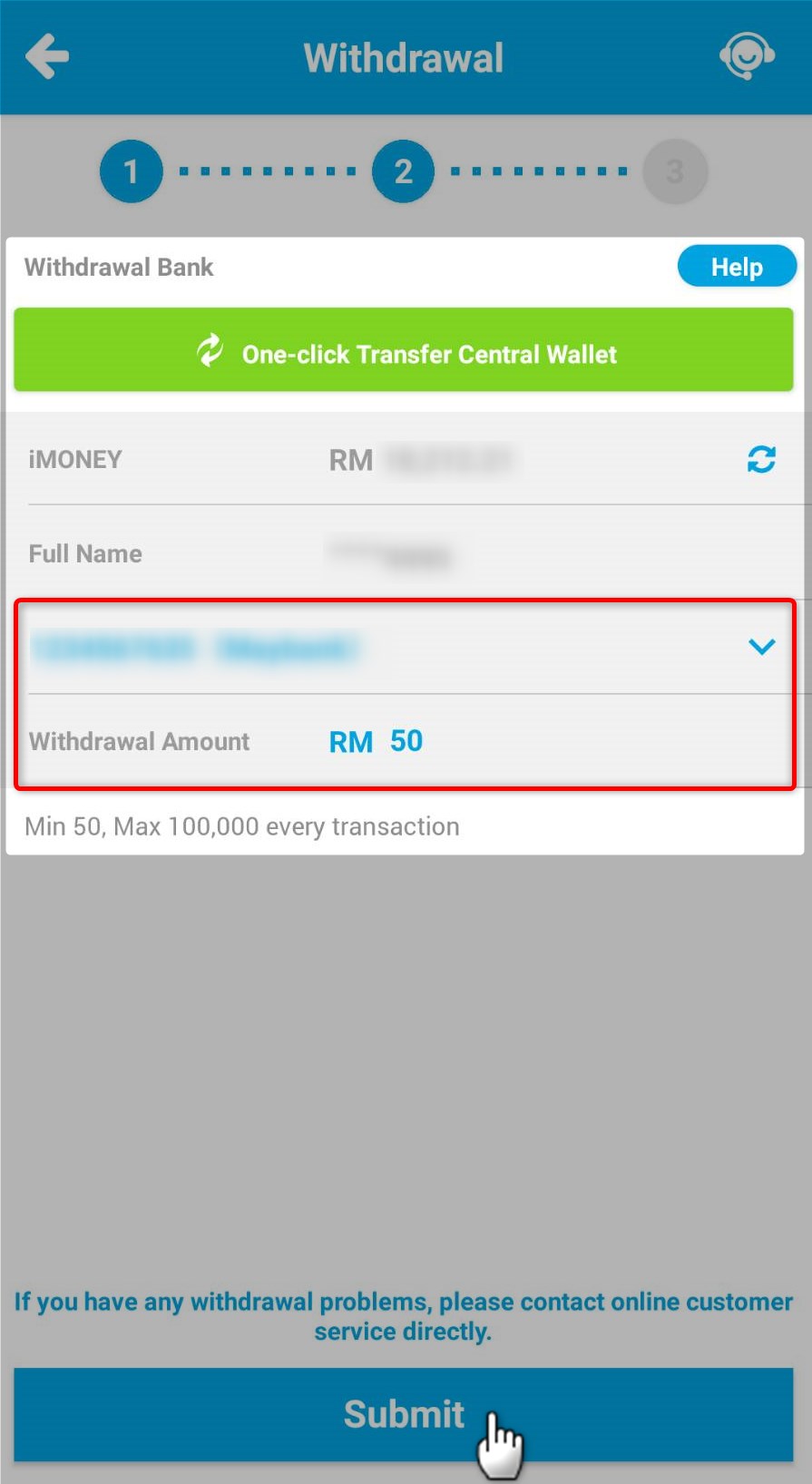 iBET GO 4 Steps to Online Withdrawal Process -3