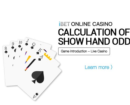 ibet-online-casino-calculation-of-show-hand-odd