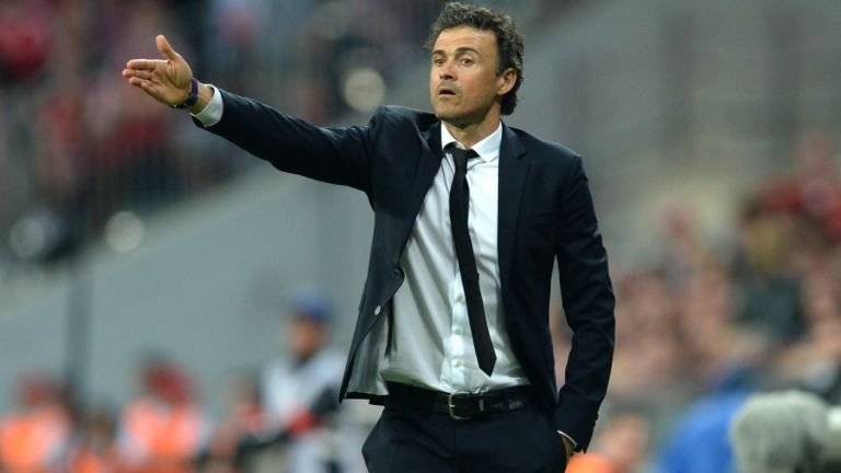 Luis Enrique, manager of Barcelona