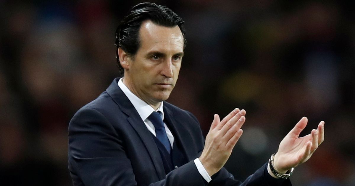 Unai Emery, manager of Paris Saint Germain