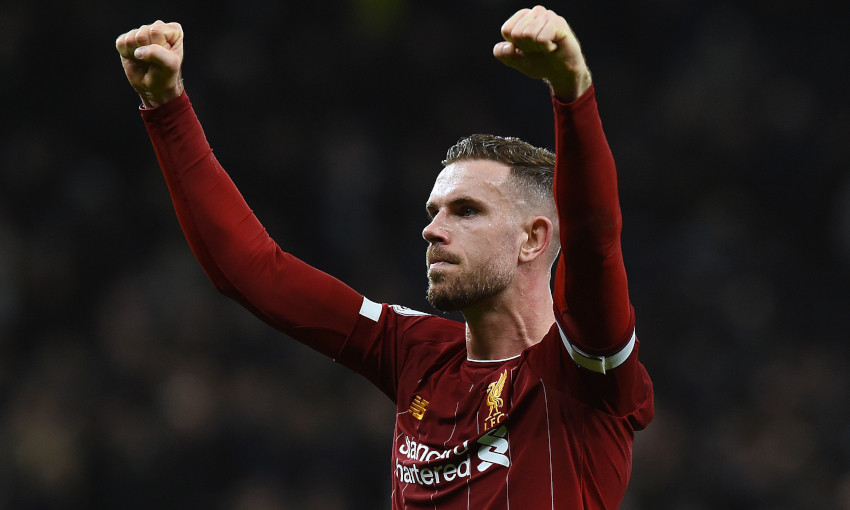 Liverpool Premier League 2019-2020 Trophy Presentation-Jordan Henderson