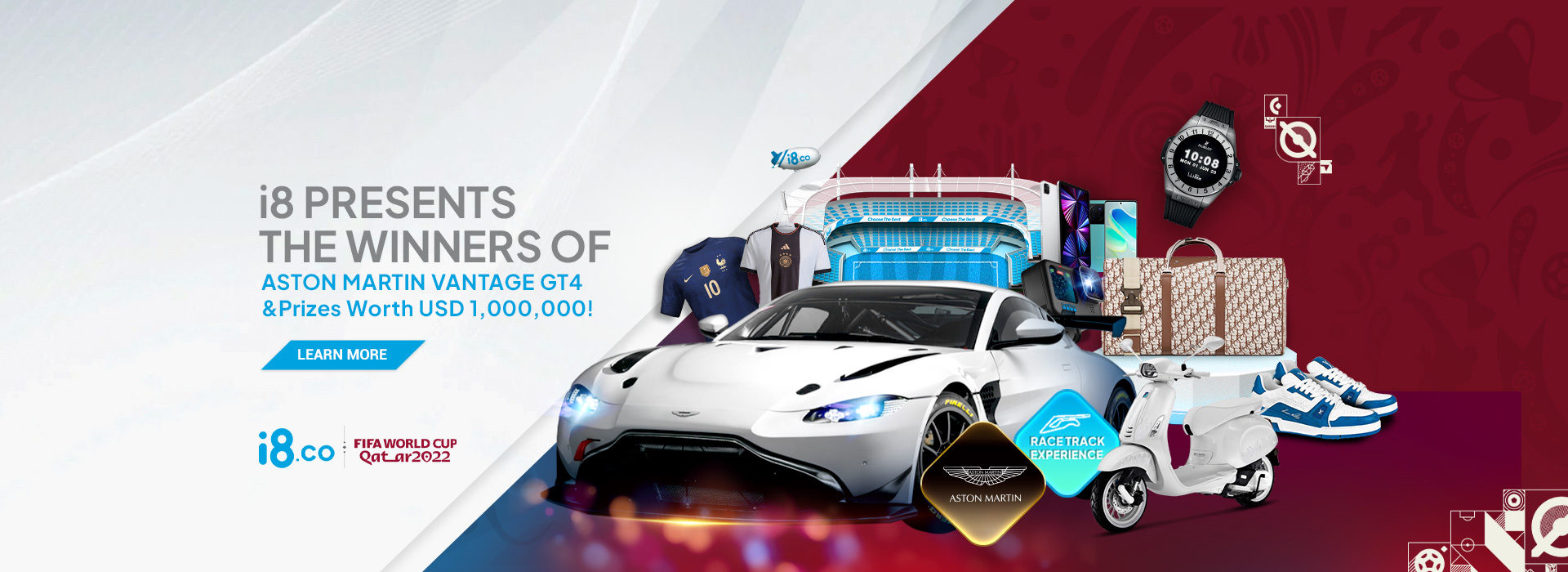 iBET PRESENTS THE WINNERS OF ASTON MARTIN VANTAGE GT4 & Prizes Worth USD 1,000,000!