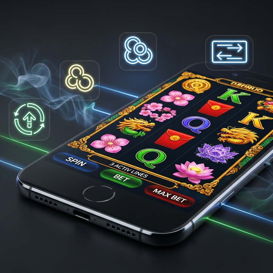 Highlights the mobile-first nature of Malaysian online casinos and the secure, seamless integration of local payment methods.