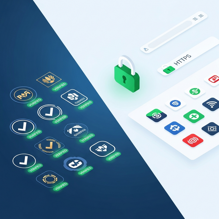 Illustrates the critical importance of verifying gaming licenses and payment security (SSL encryption) as foundational steps for choosing a trustworthy online casino.