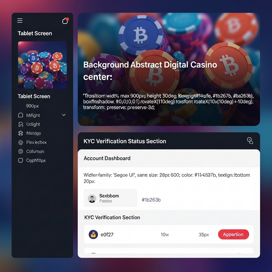 在一个在线赌场账户仪表板中，图示了常见的提款延迟原因，如KYC验证状态和奖金投注要求。