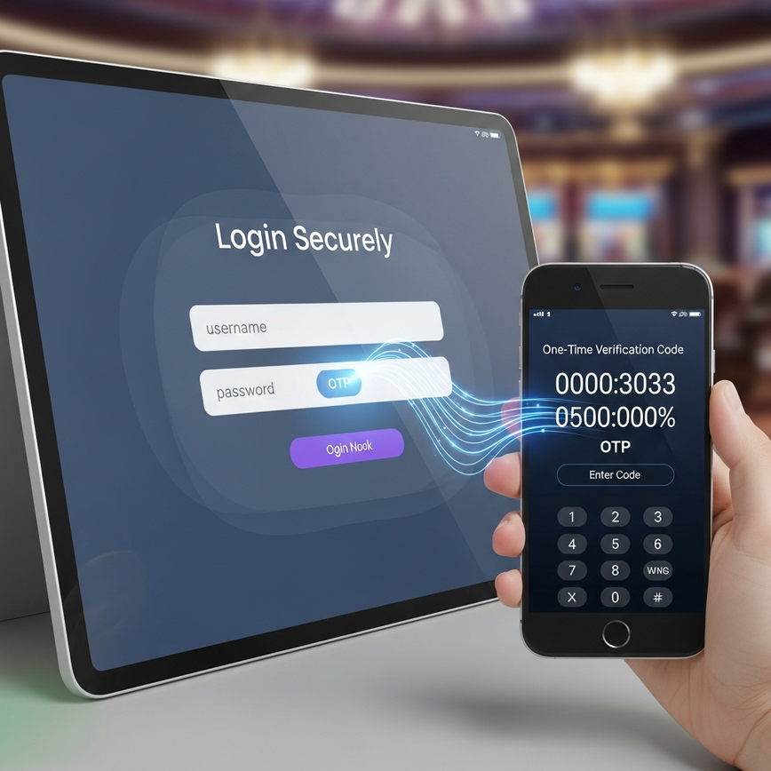 说明了双重验证的两个因素：您知道的信息（密码）和您拥有的物品（带有验证码的手机）。