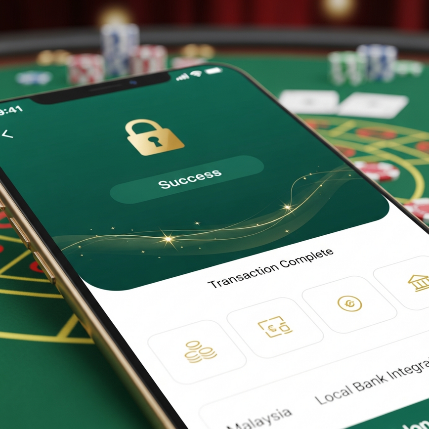 Illustrates the concept of proven financial stability and secure, fast payouts from established online casinos, emphasizing reliability for Malaysian players.