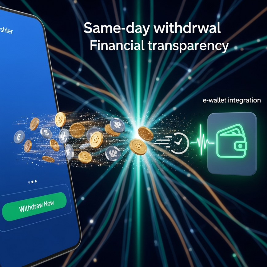 突显了提款的速度、可靠性和财务透明度，这是马来西亚玩家的关键信任因素。