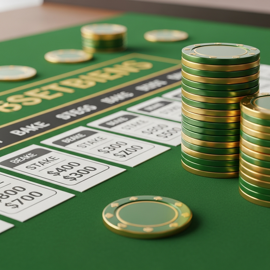 Illustrates the simplicity and discipline of the flat betting strategy, showing consistent stake sizes.