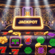 Dynamic online slot machine interface with spinning reels, a prominent progressive jackpot display, and elements suggesting mobile gaming, representing top slot providers in Malaysia.