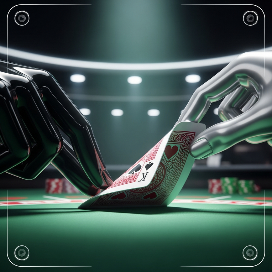 Illustrates the technical process of the 'squeeze' technique, showing the gradual card revelation.