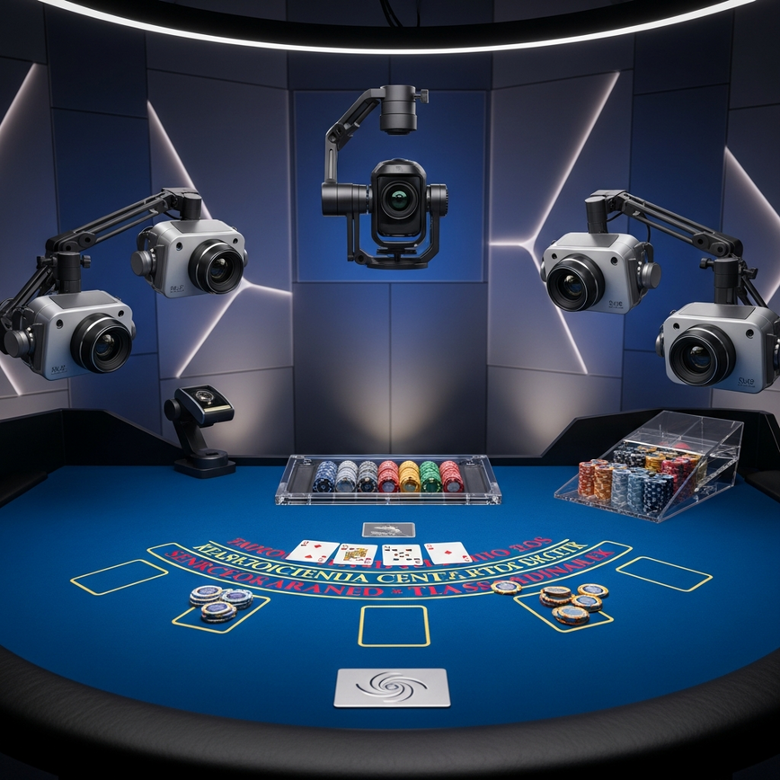 强调真人荷官游戏厅的专业、安全和透明的游戏环境，突出技术和公平措施。