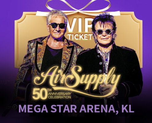 Air Supply Anniversary Concert Malaysia 2025 (50th Anniversary): KL & Kuching Dates, Venues, Ticket Prices, and iBET Lucky Draw to Win Tickets