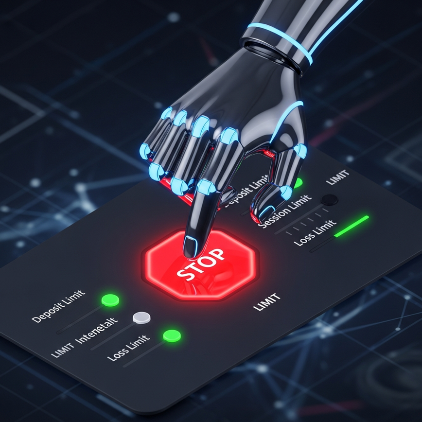 展示了在连败期间立即停止所有投注并实施紧急资金控制的行动。